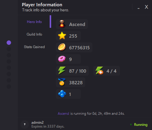 Player Information